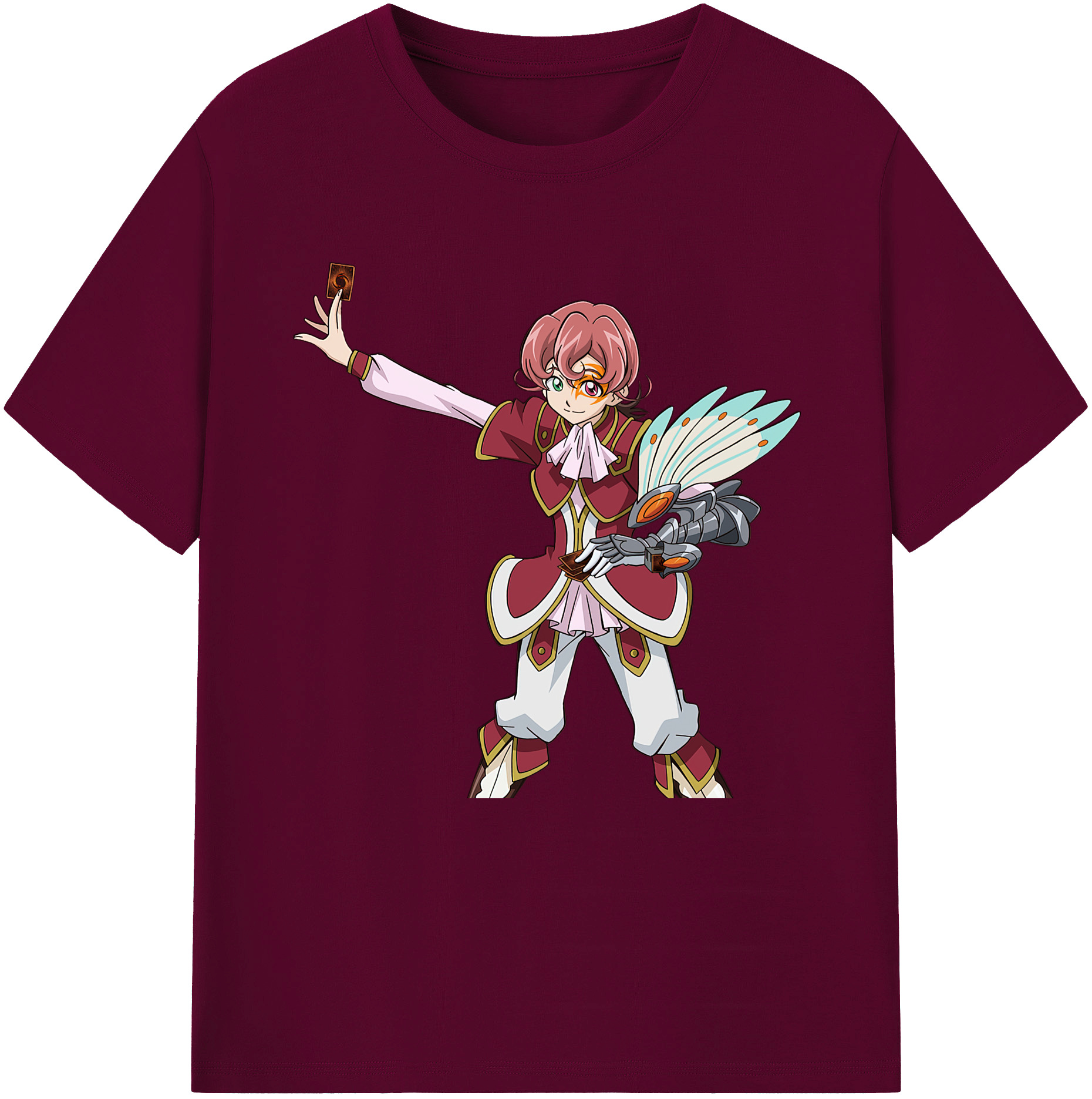 （画像用） 遊☆戯☆王 Yu-Gi-Oh! レディースカジュアルプリントTシャツ（綿100％）
